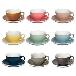 Loveramics ชุดแก้วกาแฟเซรามิค รุ่น EGG Set (Cup & Saucer) - Potters Colors