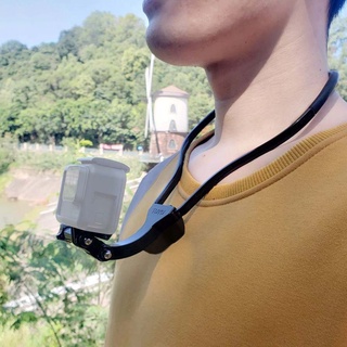 TUYU neck holder wearable smartphone mounting bracket for GoPro, Xiaomi, Samsung, Insta360 accessories Collar bracket