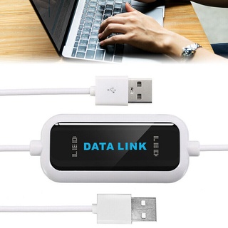 480Mb/s USB 2.0 Laptop PC To PC Online Data Link File Transfer Cable Bridge