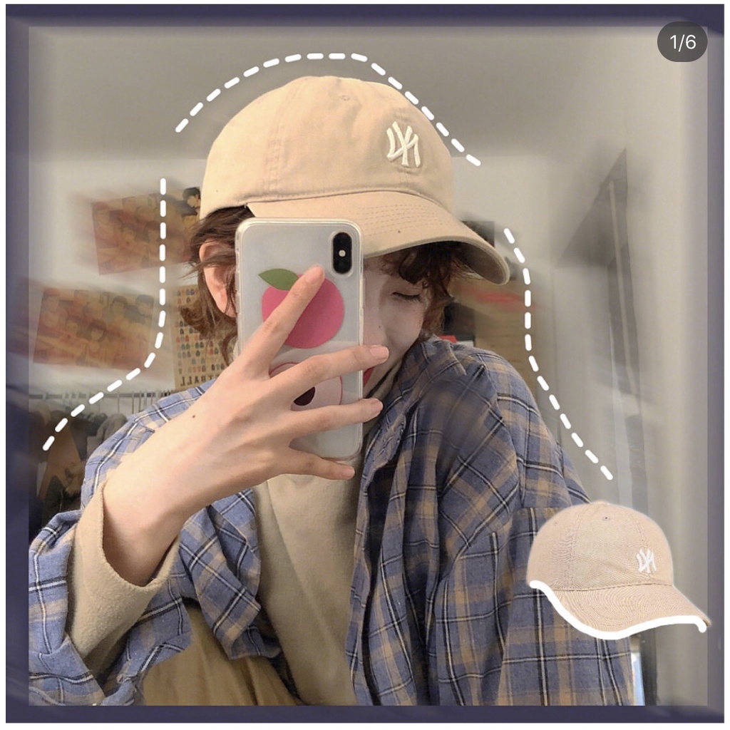 หมวกเบสบอล แบบนิ่ม ปักลายตัวอักษร NY สไตล์เกาหลี เหมาะกับฤดูใบไม้ผลิ และฤดูร้อน สําหรับผู้ชาย และผู้หญิง