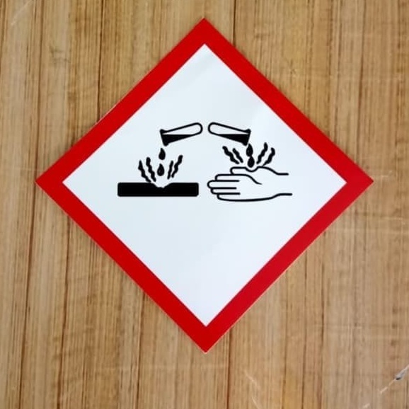 สติ๊กเกอร์ KOROSIF SYMBOL WASTE B3