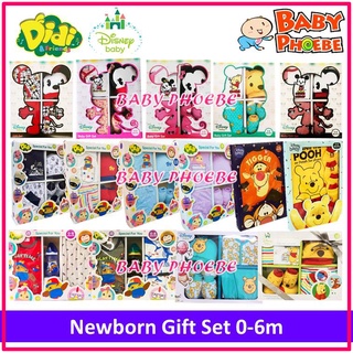 SANRIO [Disney Baby/didi &amp; Friends] ชุดเสื้อผ้า ลายมิกกี้ มินนี่ วินนี่ เดอะ พูห์ ซานริโอ้ คิตตี้ สําหรับเด็กทารกแรกเกิด 0-6 เดือน