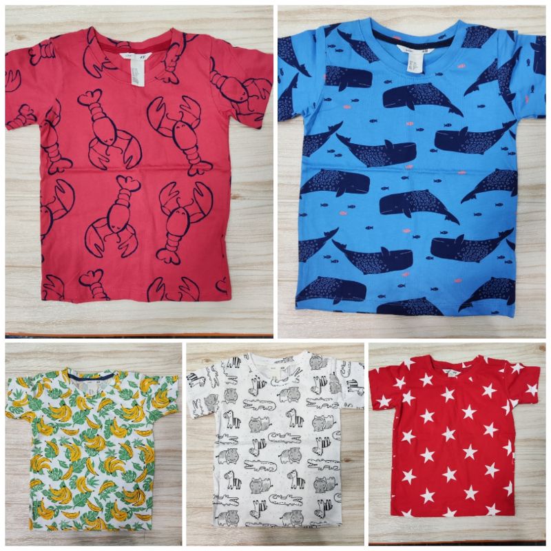 💓💓เสื้อยืดเด็กชายผ้าคอตตอนนิ่ม สวมใส่สบาย  size 3T-8T งานติดป้าย  แนะนำดูรายละเอียดไซส์นะคะ(THM)