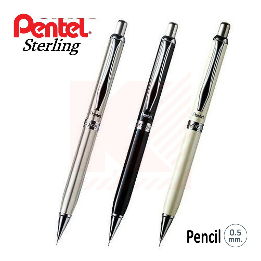 ดินสอกด Pentel Sterling 0.5 ด้ามโลหะ A810 A811