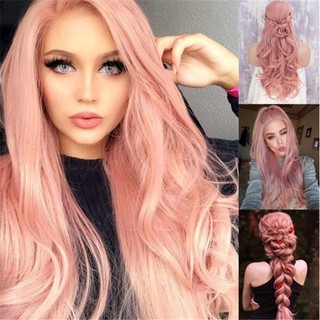 peachy pink wig