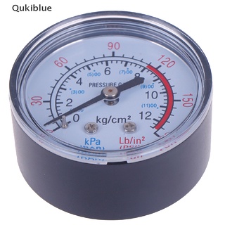 Qukiblue เกจวัดความดันอากาศ 13 มม. 1/4 bsp สําหรับเครื่องอัดอากาศ