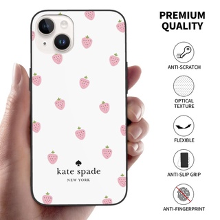 เคสโทรศัพท์มือถือ ลาย Kate Spade แฟชั่นใหม่ สําหรับ IPhone 12 13 14 Pro Max X XR 7 8 Plus Mini