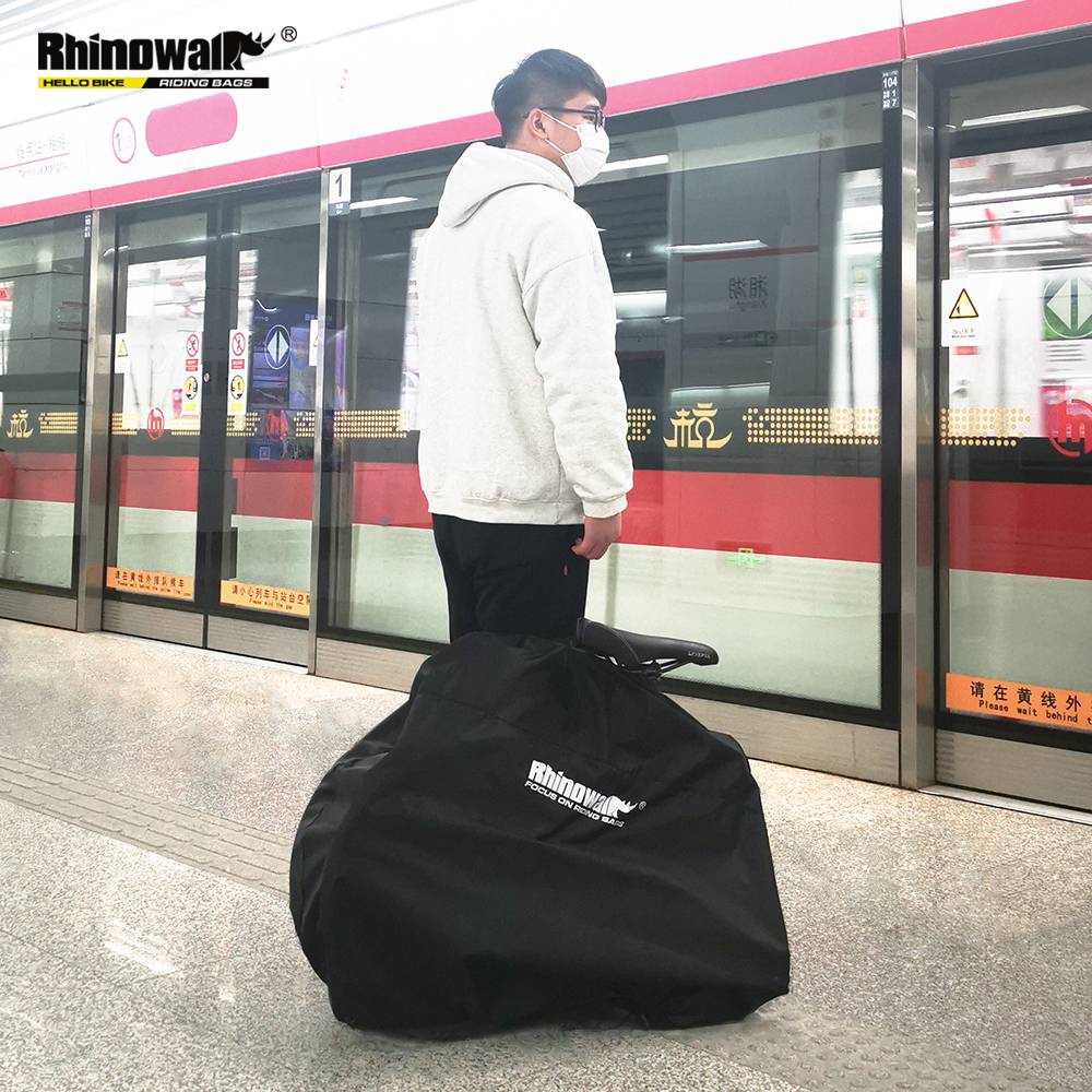 Rhinowalk 14-16/20-22 นิ้วกระเป๋าใส่จักรยาน กันฝน น้ำหนักเบา พับเก็บจักรยาน — صورة 3