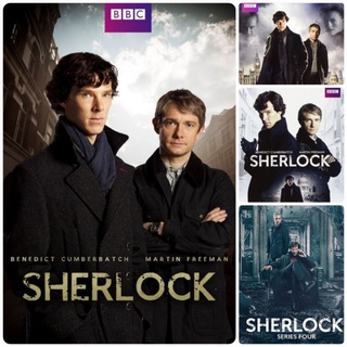 DVD เชอร์ล็อกโฮมส์ ครบ 4 ซีซั่น Sherlock 4-Series Collection #ซีรีส์ฝรั่ง (ดูพากย์ไทยได้-ซับไทยได้)