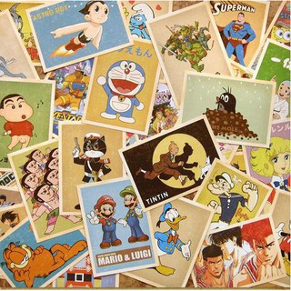 Postcard Cartoon classic  รวมการ์ตูนดังวินเทจ