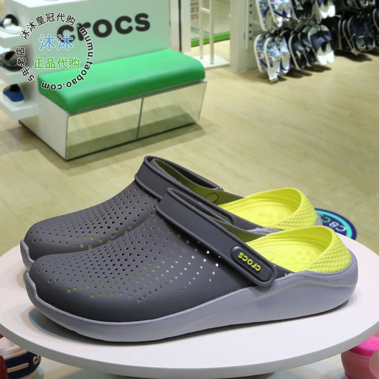 แท้100% Crocs รองเท้า  LiteRide ผู้ชาย , ผู้หญิง , ชายหาด ราคาถูก