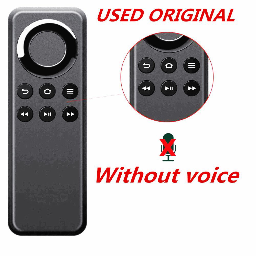 CV98LM Used Fire TV Stick Remote สําหรับ 1st และ 2nd Generation Fire TV Stick และ Fire TV Box ไม่มีเ