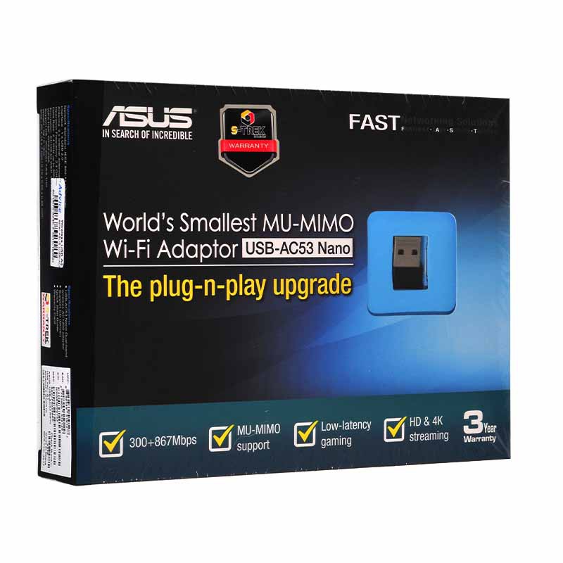 Sabio Marchitar sorpresa ASUS Wireless USB Adapter (USB-AC53 Nano) AC1200 Dual Band | Shopee Thailand