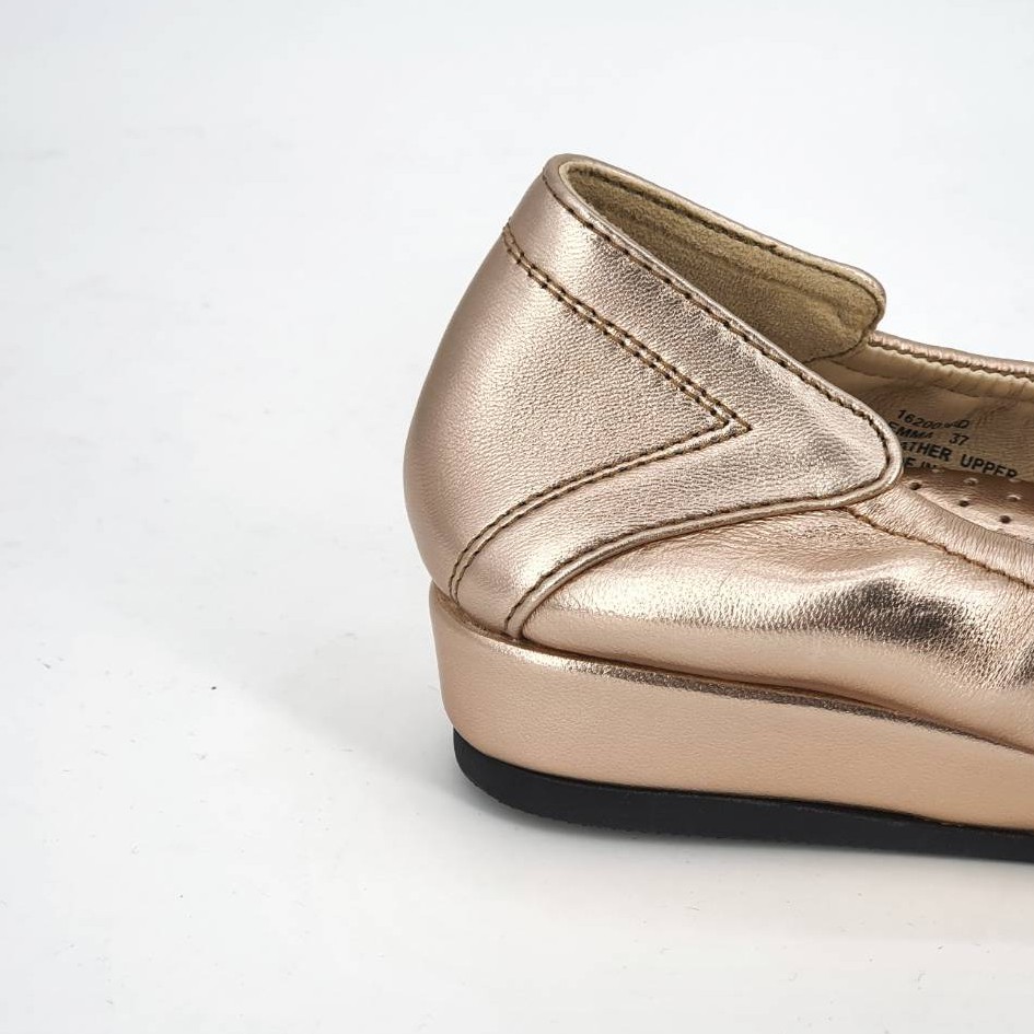 [พร้อมส่ง] Emma Metallic - รองเท้าหนังแกะบัลเล่ต์ ส้น 1 นิ้ว
