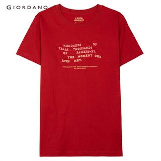 GIORDANO เสื้อยืดผู้หญิง Womens Printed Tee 05391205