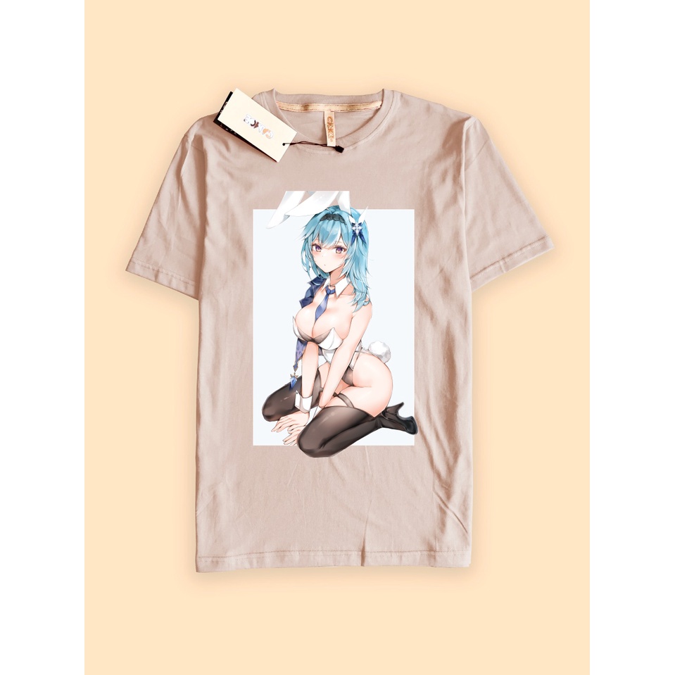 เสื้อยืด Genshin Impact Eula Bunny Girl Waifu