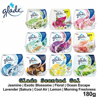 glade เกลด เซ็นเต็ด เจล น้ำหอมปรับอากาศ ขนาด180กรัม