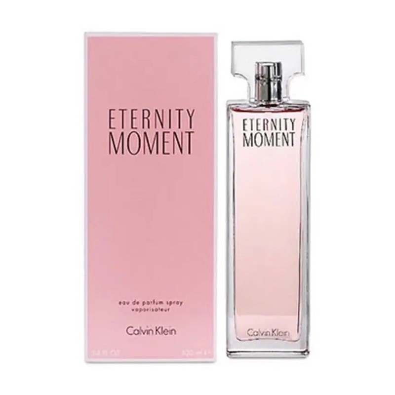 แท้ จากพารากอน CALVIN KLEIN FRAGRANCE น้ำหอมสำหรับผู้หญิง Eternity Moment EDP Spray 100 ml. CK ETERN