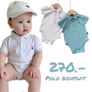 Polo bodysuit บอดี้สูทผ้านิ่มคอโปโล ลุคคุณหนู(STREET127)