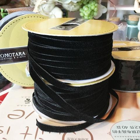 1y 13mm PDR00445 ริบบิ้น ผ้ากำมะหยี่ ขนาดเล็ก 13 มิล x ความยาว 90 เซนติเมตร Velvet Ribbon