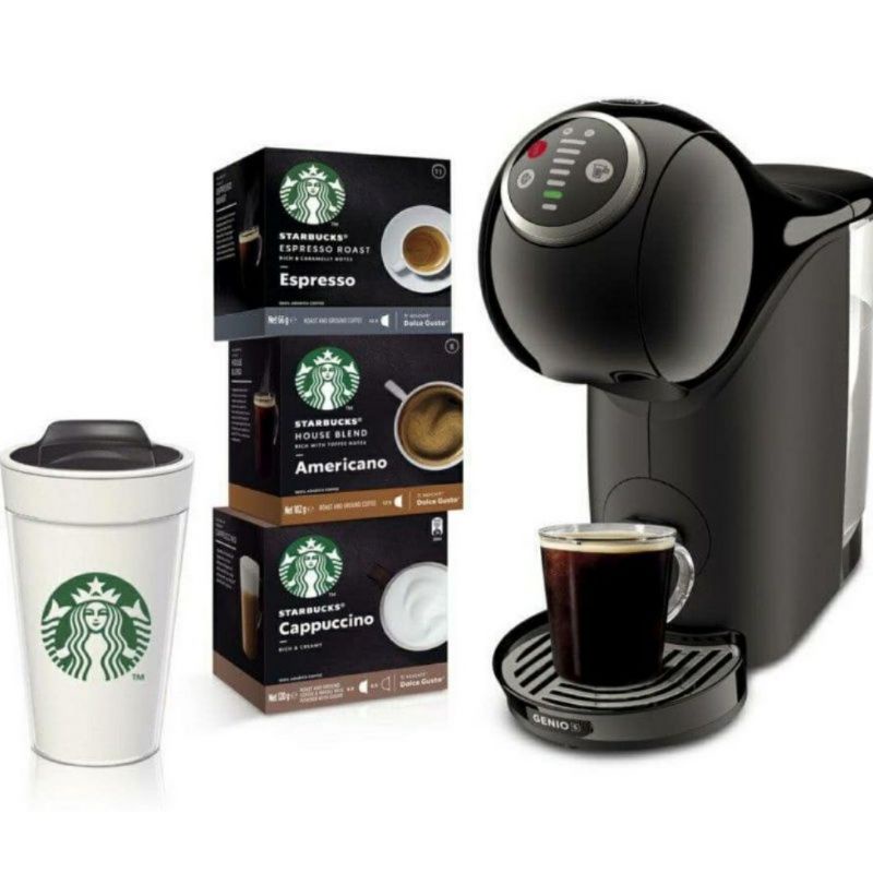 Nescafe Dolce Gusto Genio S Plus เครื่องชงกาแฟแคปซูลอัตโนมัติ ฟรีแก้วน้ํา