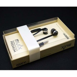 Muix IX3000 หูฟังคุณภาพเสียงคุ้มค่าเกินราคา!!! รับประกันศูนย์ (Black)