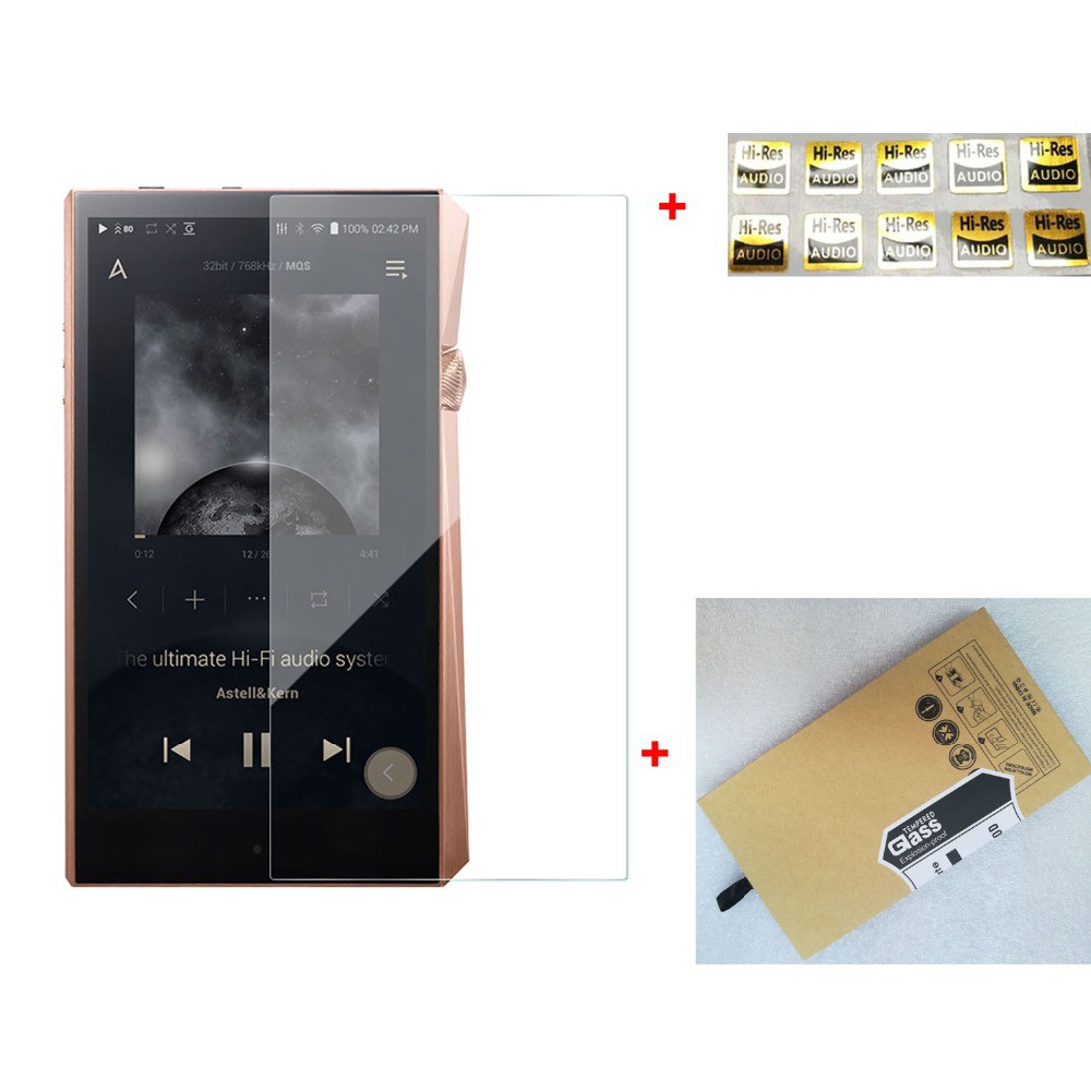 สําหรับ IRIVER Astell&Kern SP2000 SP1000 9H Ultra ป้องกันกระจกเทมเปอร์ปกป้องหน้าจอฟิล์ม