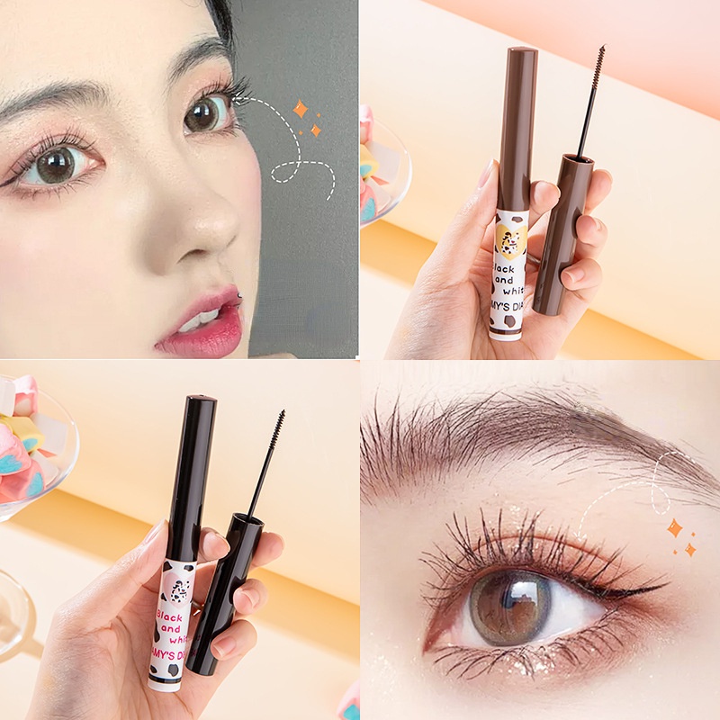 【พร้อมส่ง】SUAKE มาสคาร่า แบบหนา หัวบาง ลายจุด ไม่เลอะง่าย