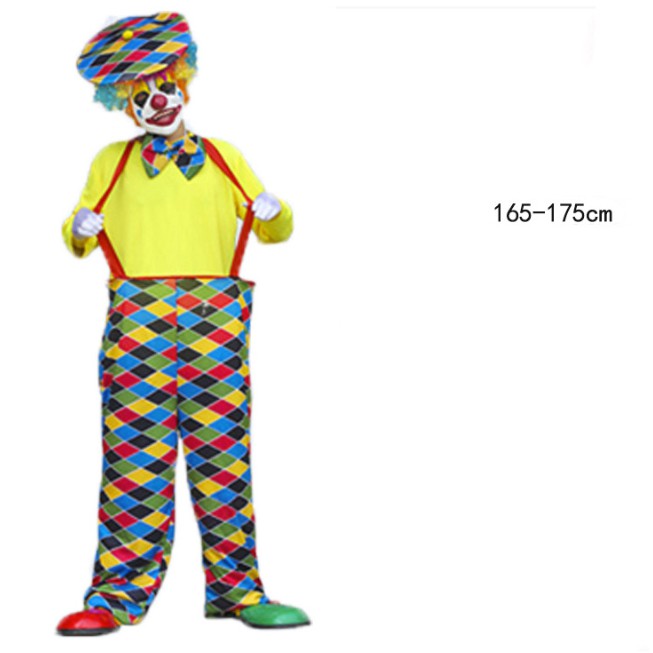 ชุดตัวตลกโบโซ่ ชุดตัวตลก ชุดโบโซ่ ตัวตลก ชุดโจ๊กเกอร์ โบโซ่ โจ๊กเกอร์ คอสเพลย์ตัวตลก Joker  Bozo Clo