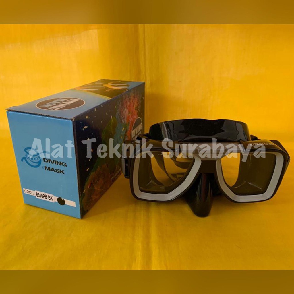 DIVING MASK 2 แก้วพิเศษ 6310 TW TAIWAN DIVING MASK BESTINDOTOOLS