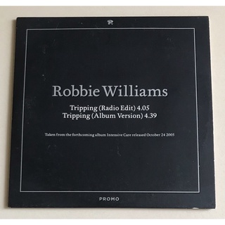 ซีดีซิงเกิ้ล ลิขสิทธิ์ มือ 2...199 บาท “Robbie Williams” ซิงเกิ้ล Promo "Tripping”*ปกซองกระดาษแข็ง แผ่น Made in EU*