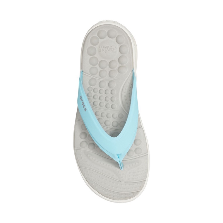 รองเท้าแตะผู้หญิง CROCS Reviva Flip พร้อมส่ง รองเท้าแตะ เพื่อสุขภาพ คร็อคส์ (สินค้าขายดี) สีพร้อมส่ง!! งานถูกกว่า SHOP