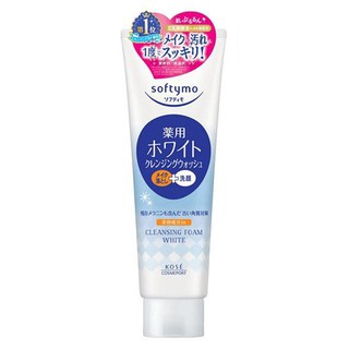 Kose Softymo Cleansing Foam White 190g โคเซ่ โฟมล้างหน้า สูตรสารสกัดจากไข่มุก