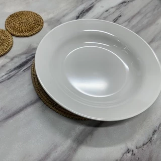 SB Melamine [12 ชิ้น] จานกลม จานลึก จานกลมลึก จานเมลามีน จานกลมเมลามีน รุ่นหนา 8,9 นิ้ว รุ่น P281