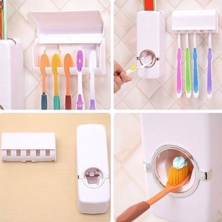 Toothpaste Dispenser ที่กดยาสีฟันศูนย์ยากาศ   เครื่องบีบยาสีฟันศูนย์ยากาศ