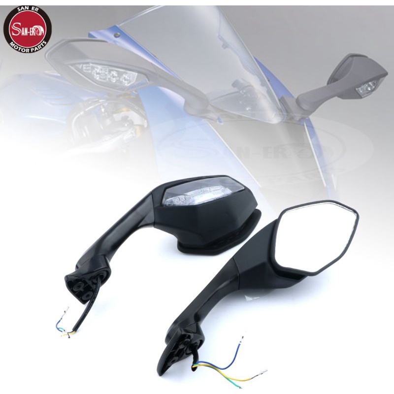 กระจกมองหลังมอเตอร์ไซค์รุ่นYAMAHA YZF-R6/R1 / R1M 2015-2019 yamaha YZF r6ปี2017-2019กระจกรถบิ๊กไบค์จ