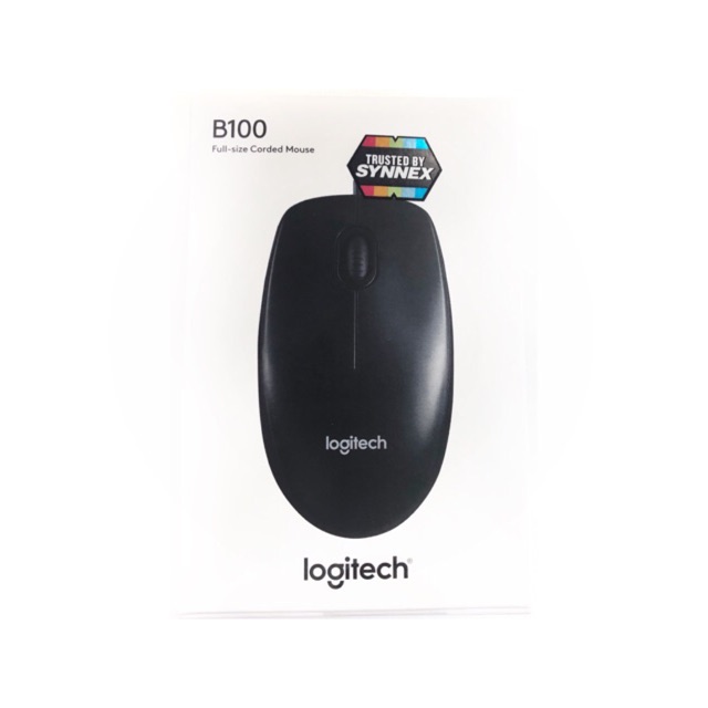 Logitech B100 Mouse USB Cable เมาส์มีสาย รับประกัน 1 ปี