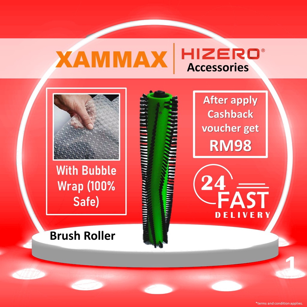 อะไหล่อุปกรณ์เสริม Hizero - ลูกกลิ้งแปรงทําความสะอาด Bionic Mop พร้อมปลายแปรง