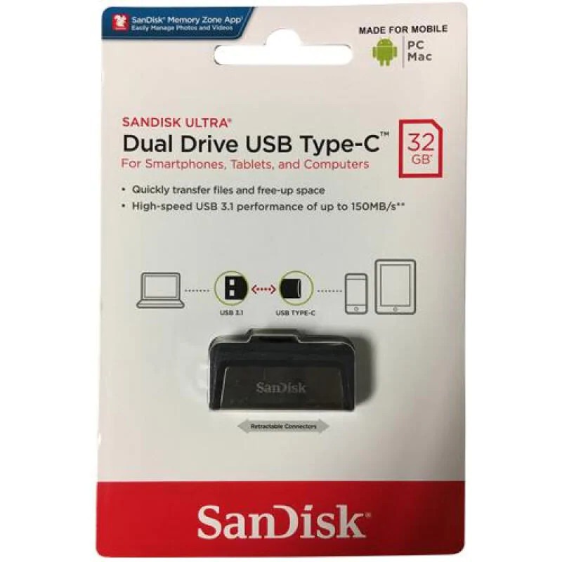 sandisk type c 32gb