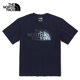 เสื้อยืดใหม่THE NORTH FACE S/S EARTH DAY TEE -AP AVIATOR NAVY เสื้อยืดแขนสั้น เสื้อยืด เสื้อผ้าผู้ชายS-3XL