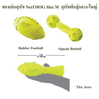 ของเล่นสุนัข Nerf DOG Size M  สุนัขพันธุ์กลาง-ใหญ่