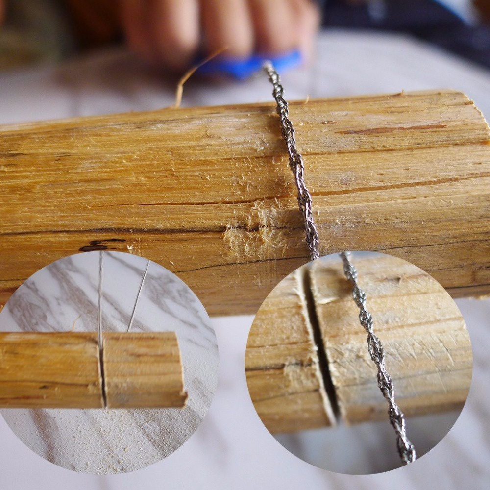 Outdoor Camping Hiking Pocket Saw Travel Emergency Survive Tool