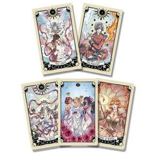 การ์ดเกมส์ mystical manga tarot แฟชั่น 78 ชิ้น