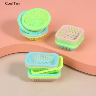 Cooltoy ตะกร้าเก็บผัก และผลไม้ ขนาดเล็ก 1:12 สําหรับบ้านตุ๊กตา 5 ชิ้น ต่อชุด