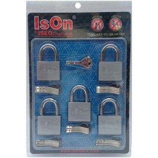 กุญแจมาสเตอร์คีย์ ISON 899 CS-50/5 50 มม. แพ็ก 5 ตัว MASTER KEY ISON 899 CS-50/5 50MM 5EA/SET