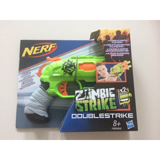 NERF Zombie strike Doublestrike Blaster A6562