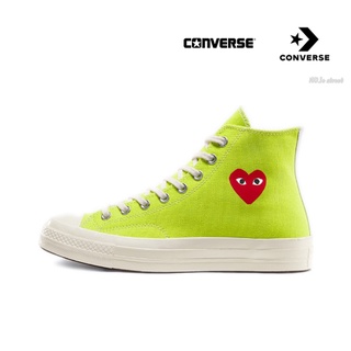 CDG PLAY x Converse Chuck Taylor All Star 1970s High Rei Kawakubo Green ของแท้ 100% แนะนำ