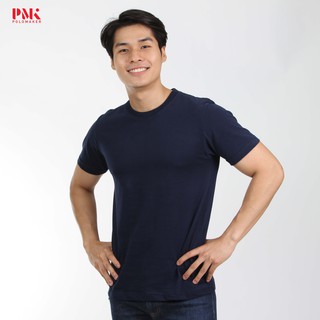 เสื้อยืดนุ่มพิเศษ Cotton100% สีกรมท่า TM24 - PMK Polomaker