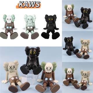 โมเดล Kaws โมเดลฟิกเกอร์ Pvc รูปการ์ตูนสําหรับตกแต่งภายในรถยนต์