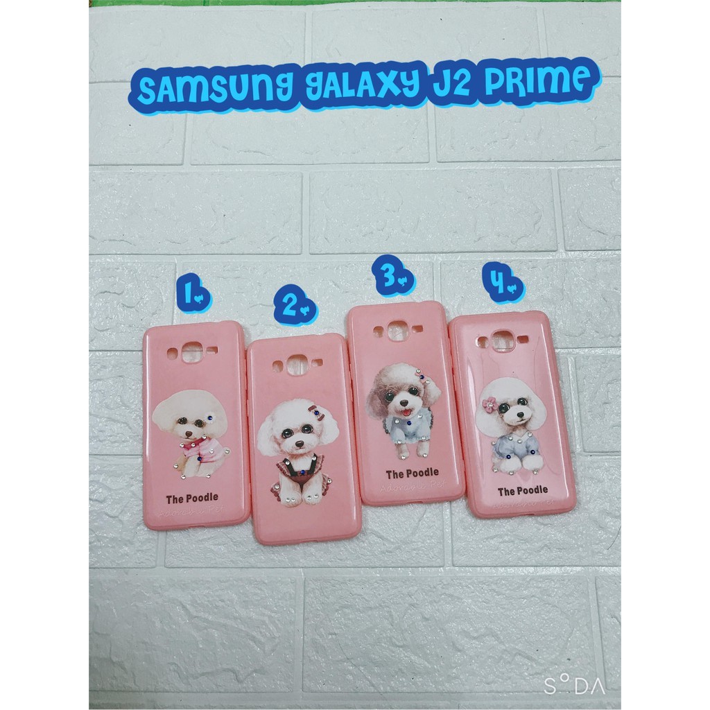 SAMSUNG J2 PRIME- DADORABLE PINK DOG CASE